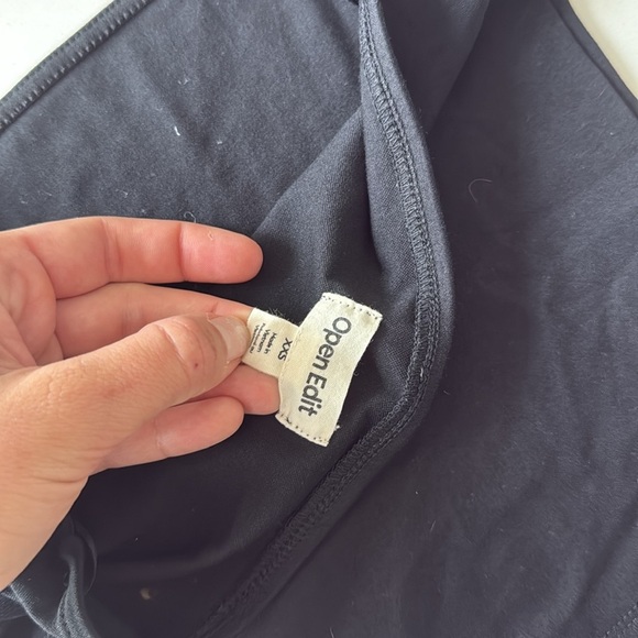 Nordstrom Open Edit black strapless top - Picture 3 of 3